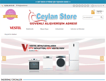 Tablet Screenshot of ceylanstore.com